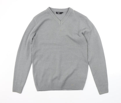 D&H Mens Grey   Pullover Jumper Size S