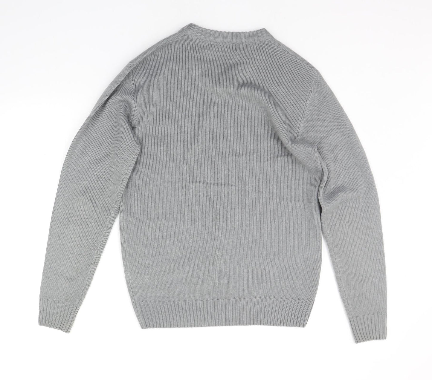D&H Mens Grey   Pullover Jumper Size S