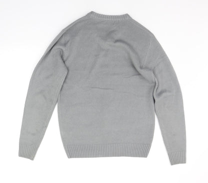 D&H Mens Grey   Pullover Jumper Size S