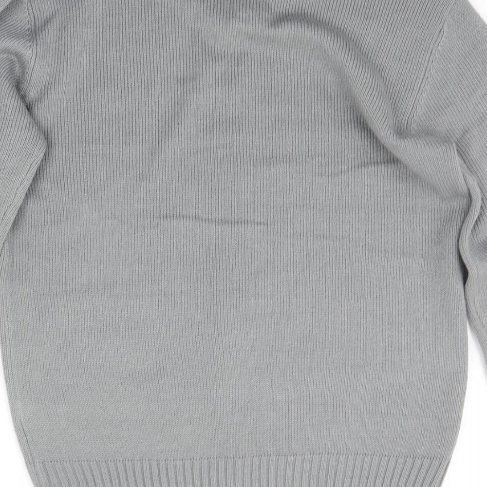 D&H Mens Grey   Pullover Jumper Size S