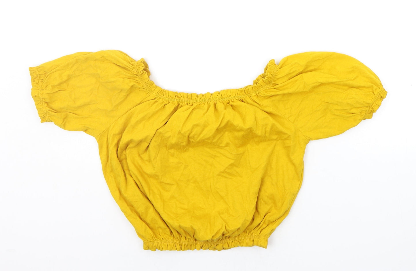 Primark Womens Yellow   Basic T-Shirt Size 8