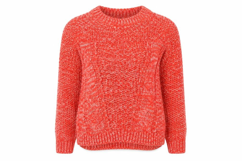 Womens UK Size 10 George Red Pullover Jumper