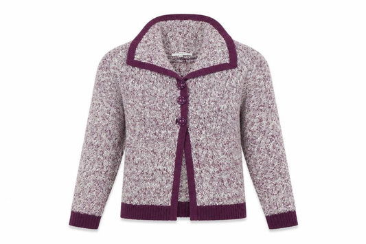 Elizabeth & SCOTT Womens Purple   Cardigan Jumper Size M