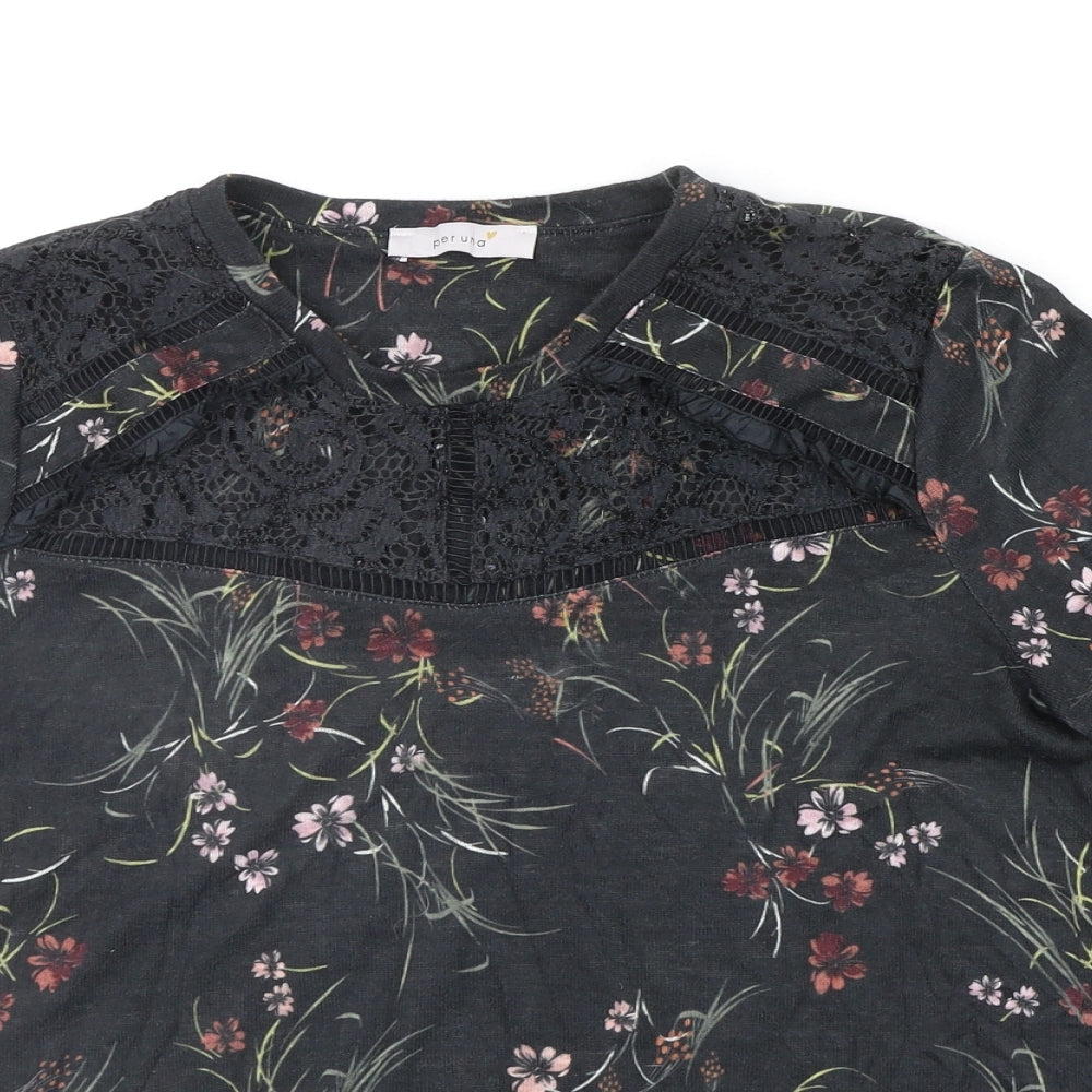 Womens UK Size 14 Marks and Spencer Black Pullover Jumper
