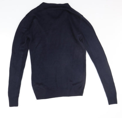 D&H Mens Blue   Pullover Jumper Size S