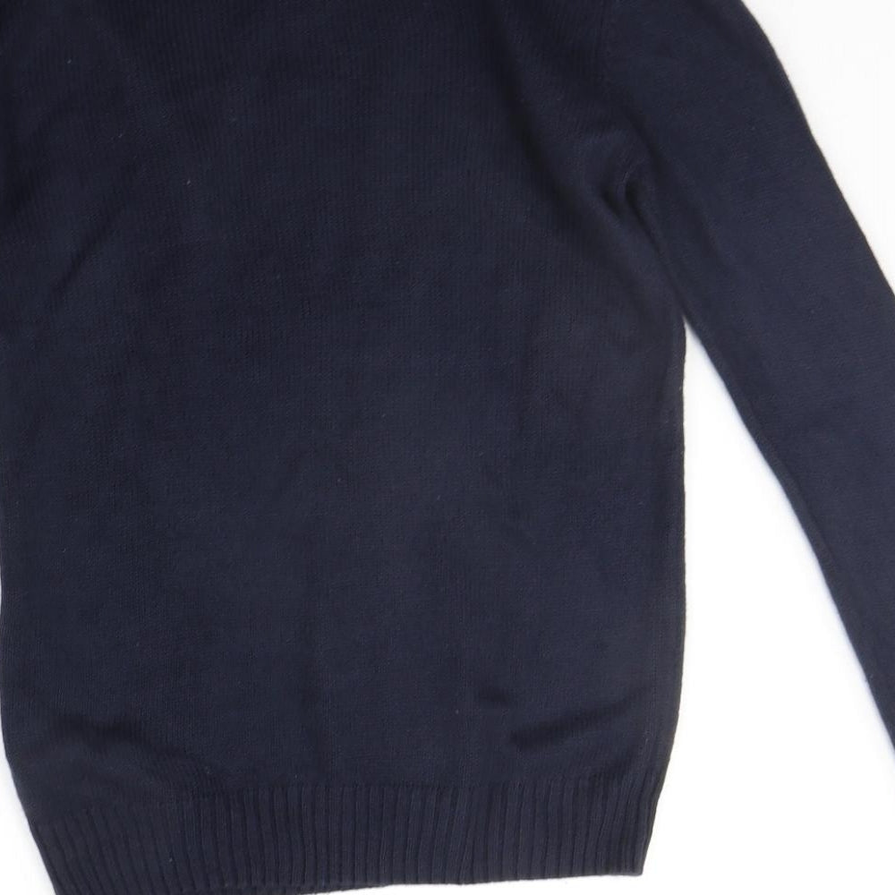 D&H Mens Blue   Pullover Jumper Size S