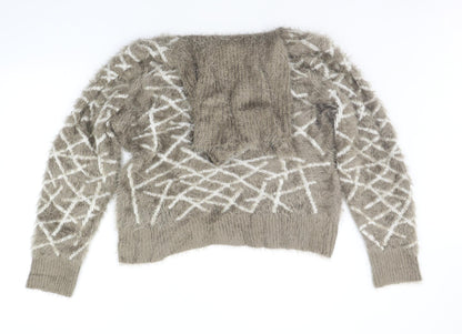 Womens UK Size XL Alexandra Brown Pullover Jumper