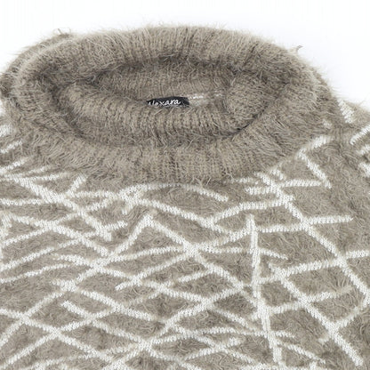 Womens UK Size XL Alexandra Brown Pullover Jumper