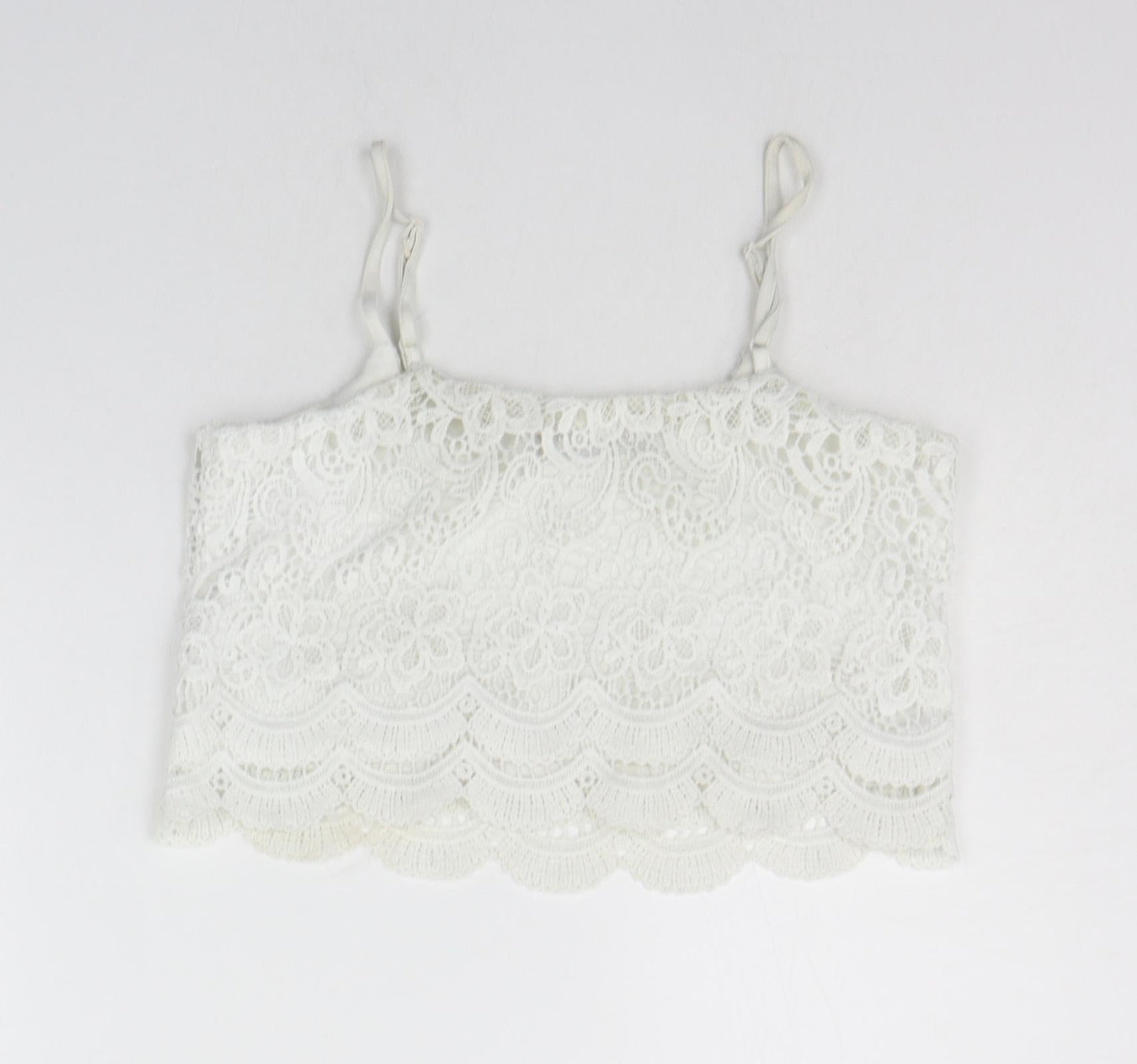 Womens UK Size 8 Select White Basic Tank