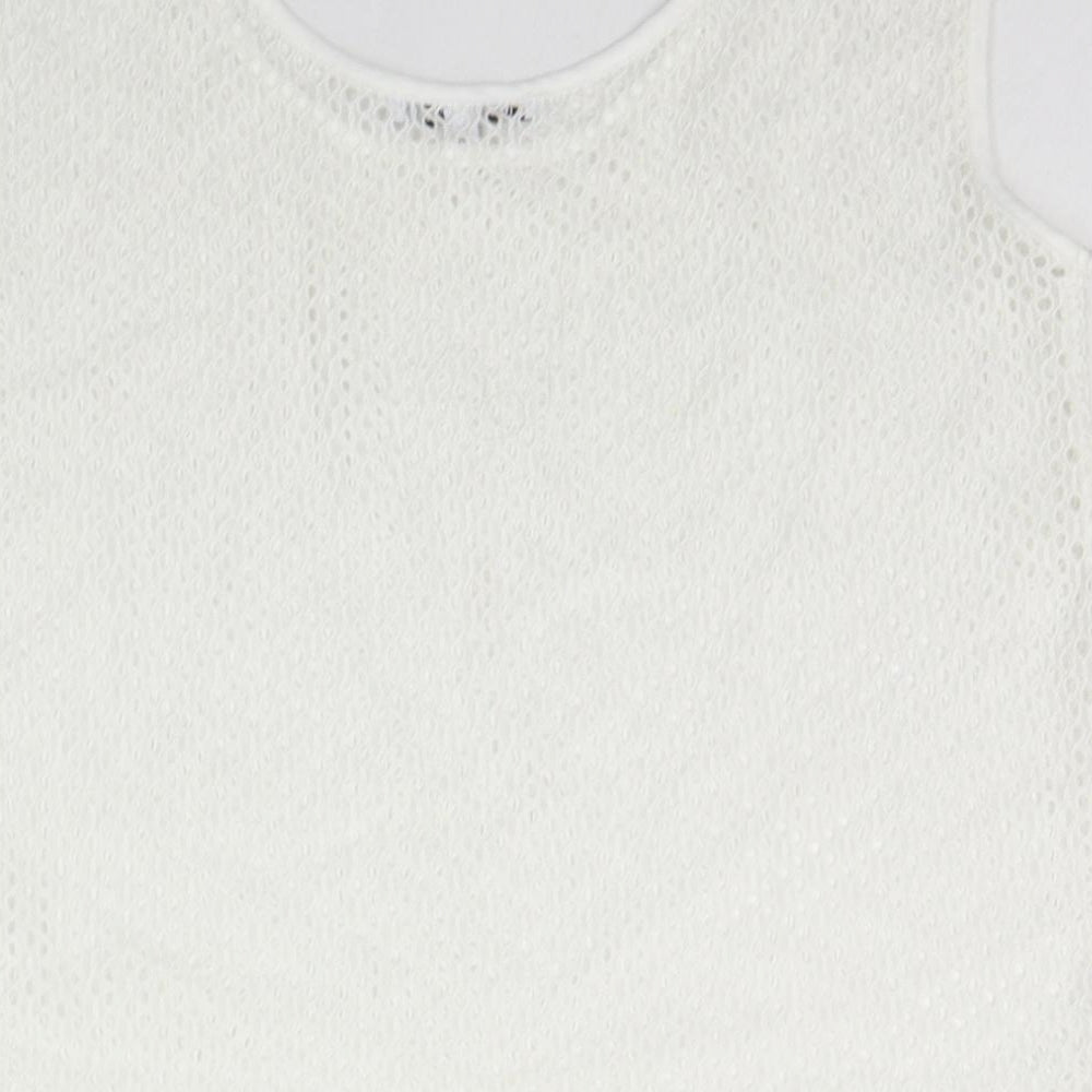 Womens UK Size 10 NEXT White Basic Tank