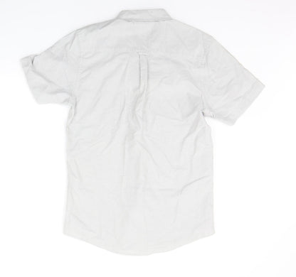 Primark Mens Grey    Button-Up Size S