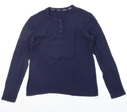 George  Boys Blue Solid   Pyjama Top Size S