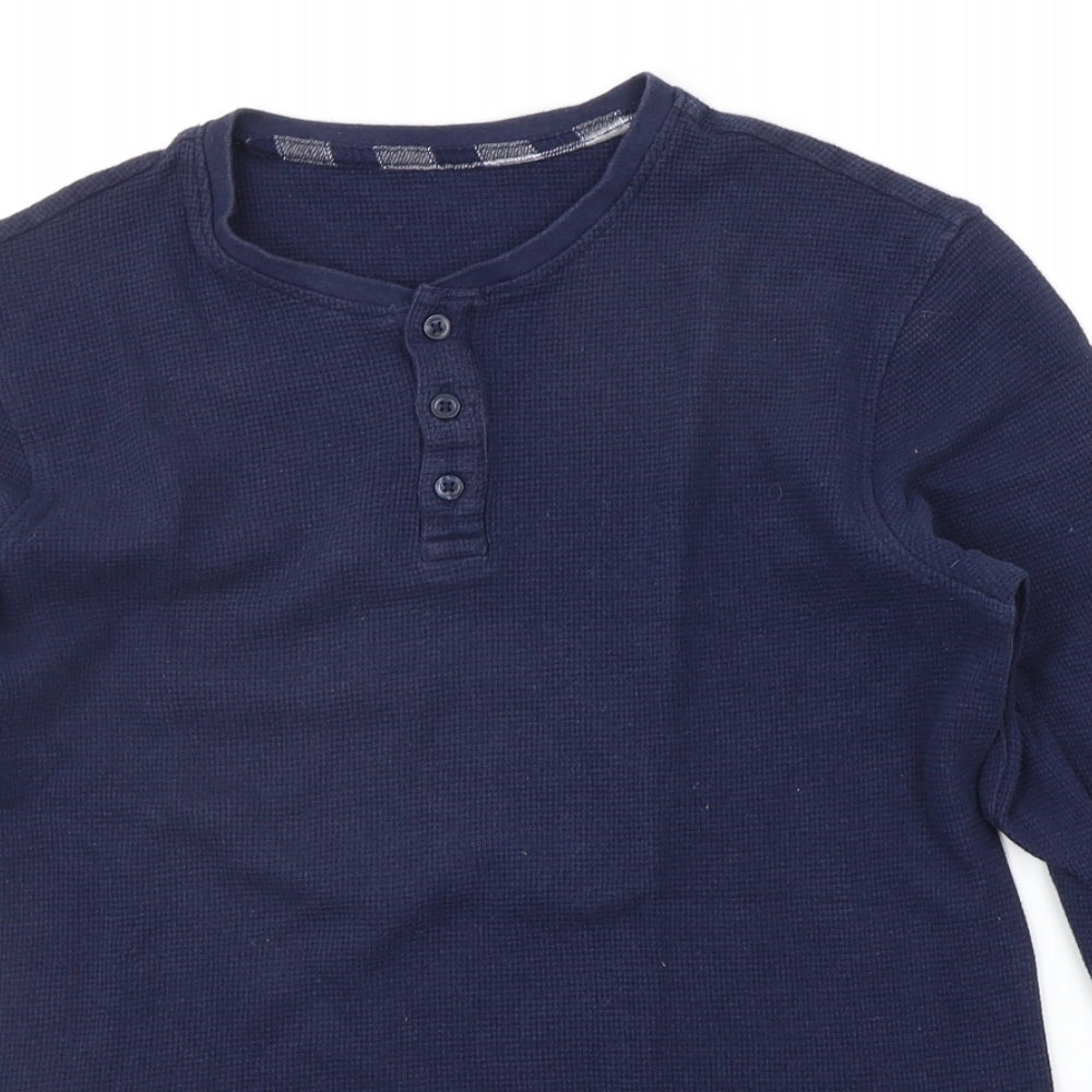 George  Boys Blue Solid   Pyjama Top Size S
