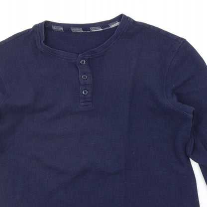 George  Boys Blue Solid   Pyjama Top Size S