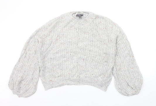 Primark Womens Grey   Pullover Jumper Size M