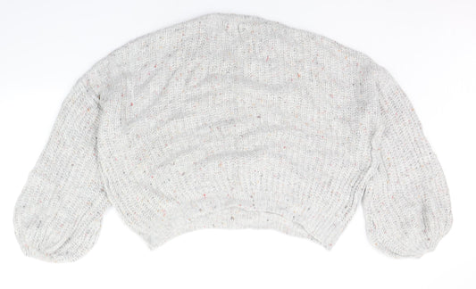 Primark Womens Grey   Pullover Jumper Size M