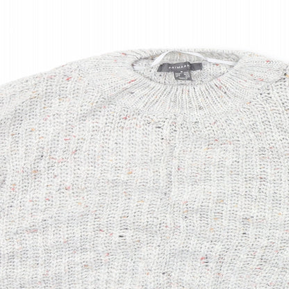 Primark Womens Grey   Pullover Jumper Size M