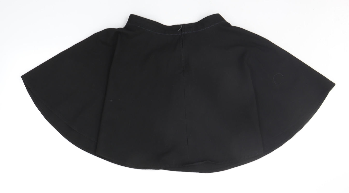 Marks and Spencer Girls Black   A-Line Skirt Size 14-15 Years