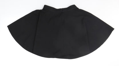 Marks and Spencer Girls Black   A-Line Skirt Size 14-15 Years