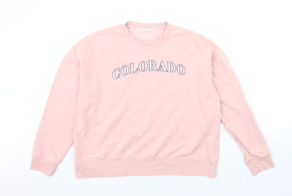 Primark Womens Pink   Pullover Jumper Size M