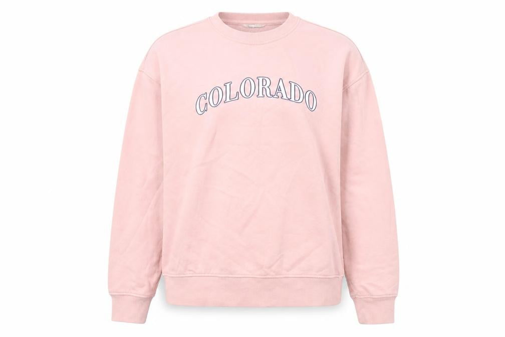 Front view of Primark women’s pink jumper, size M