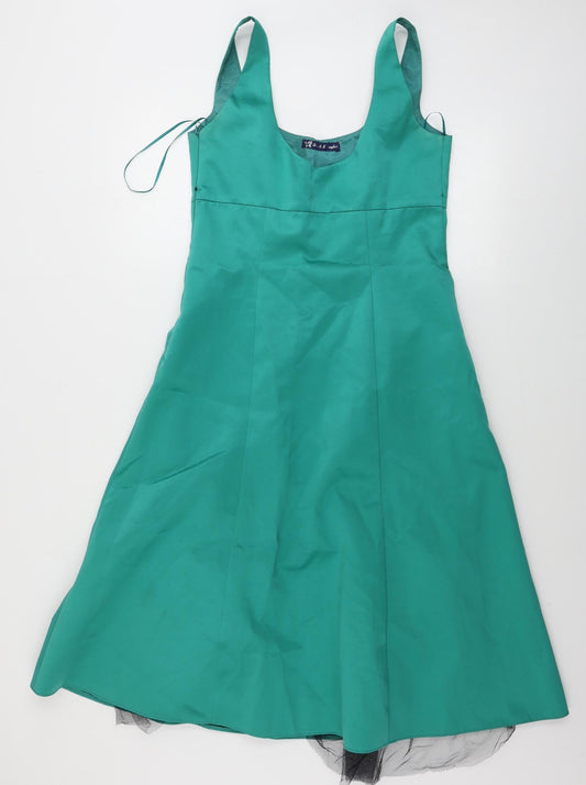 Debenhams  Womens Green   A-Line  Size 10
