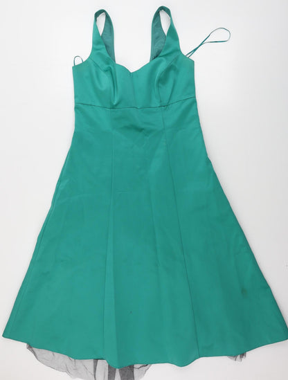 Debenhams  Womens Green   A-Line  Size 10