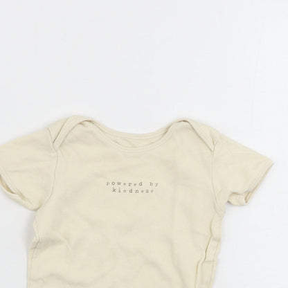 George Boys Beige   Babygrow One-Piece Size 18-24 Months