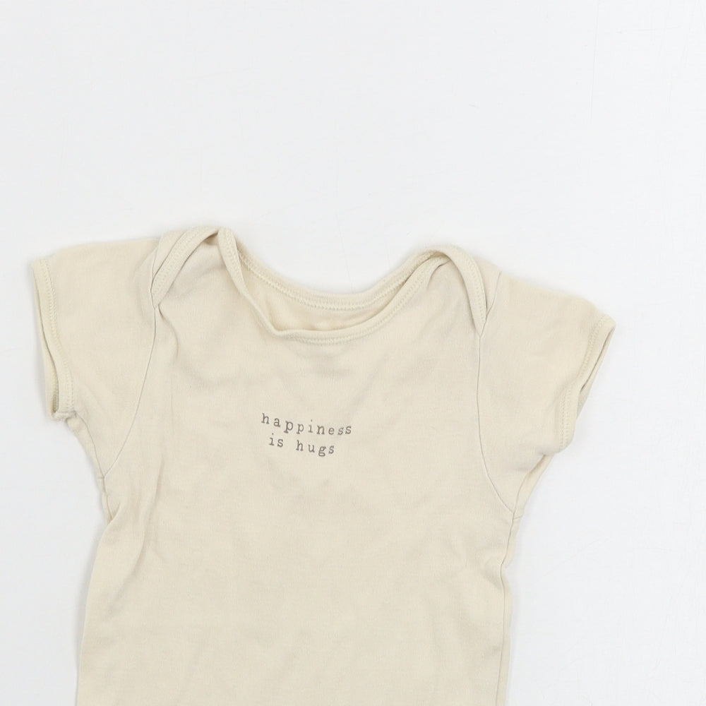 George  Boys Beige   Babygrow One-Piece Size 18-24 Months