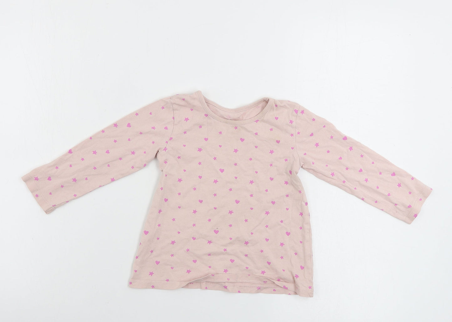 George Girls Pink   Basic T-Shirt Size 18-24 Months