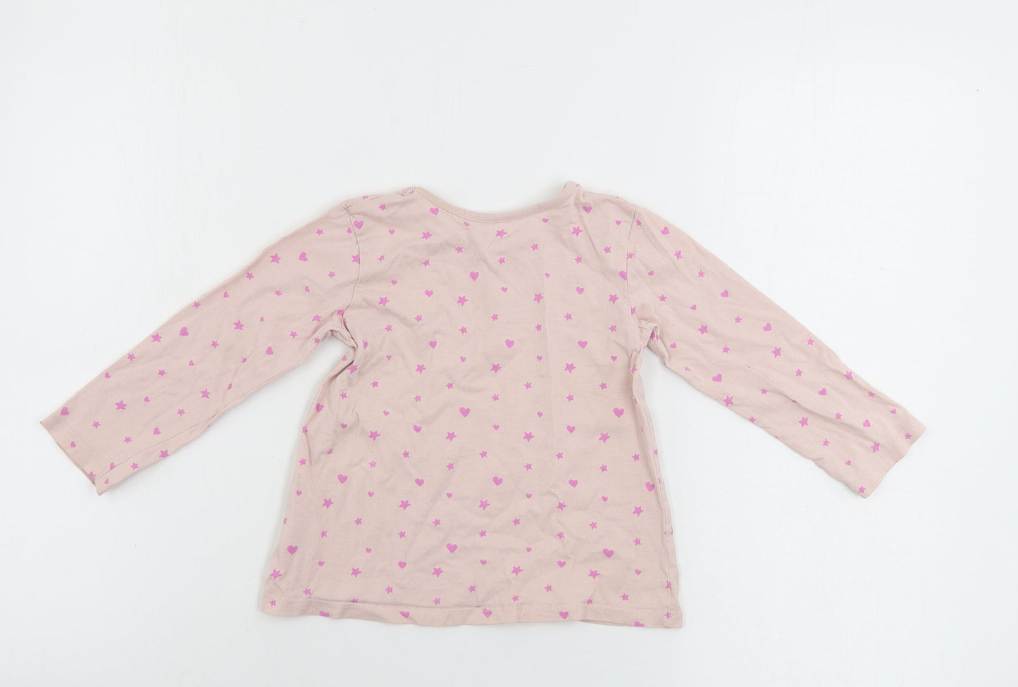 George Girls Pink   Basic T-Shirt Size 18-24 Months