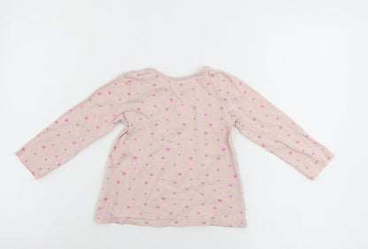 George Girls Pink   Basic T-Shirt Size 18-24 Months