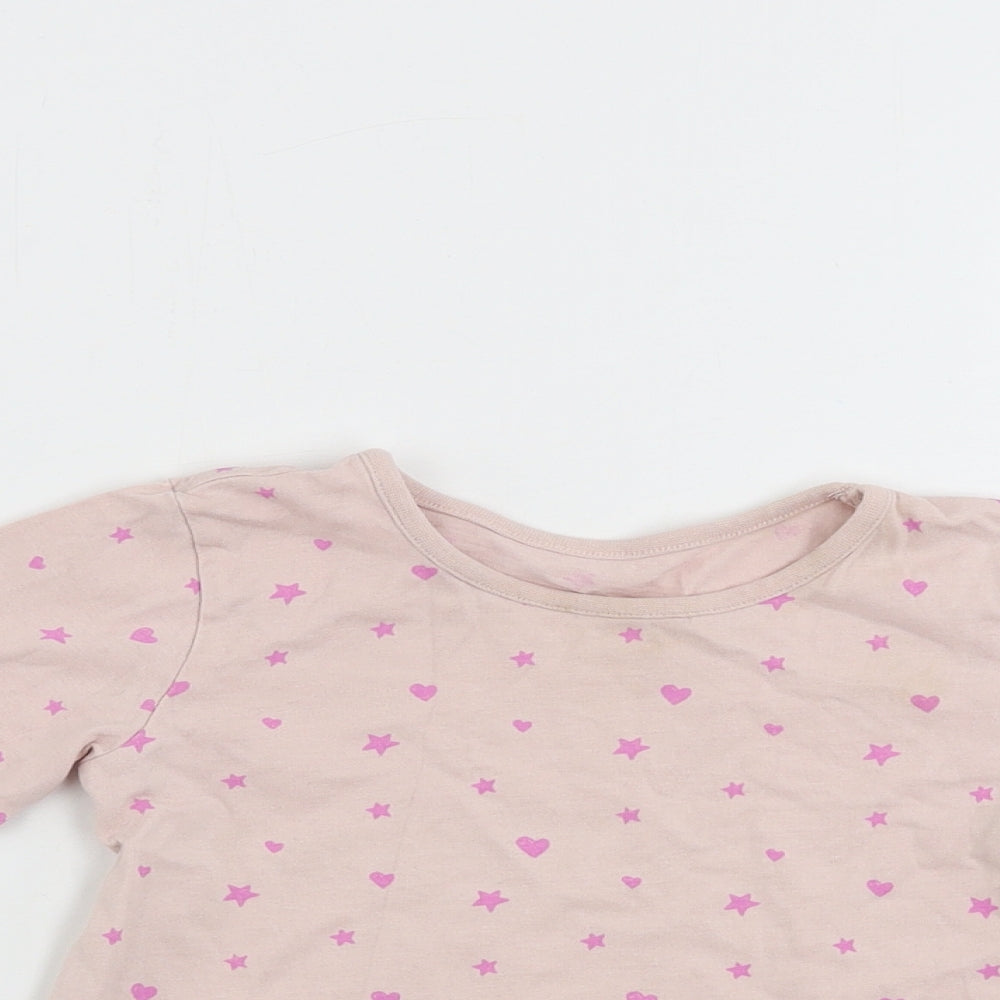 George Girls Pink   Basic T-Shirt Size 18-24 Months
