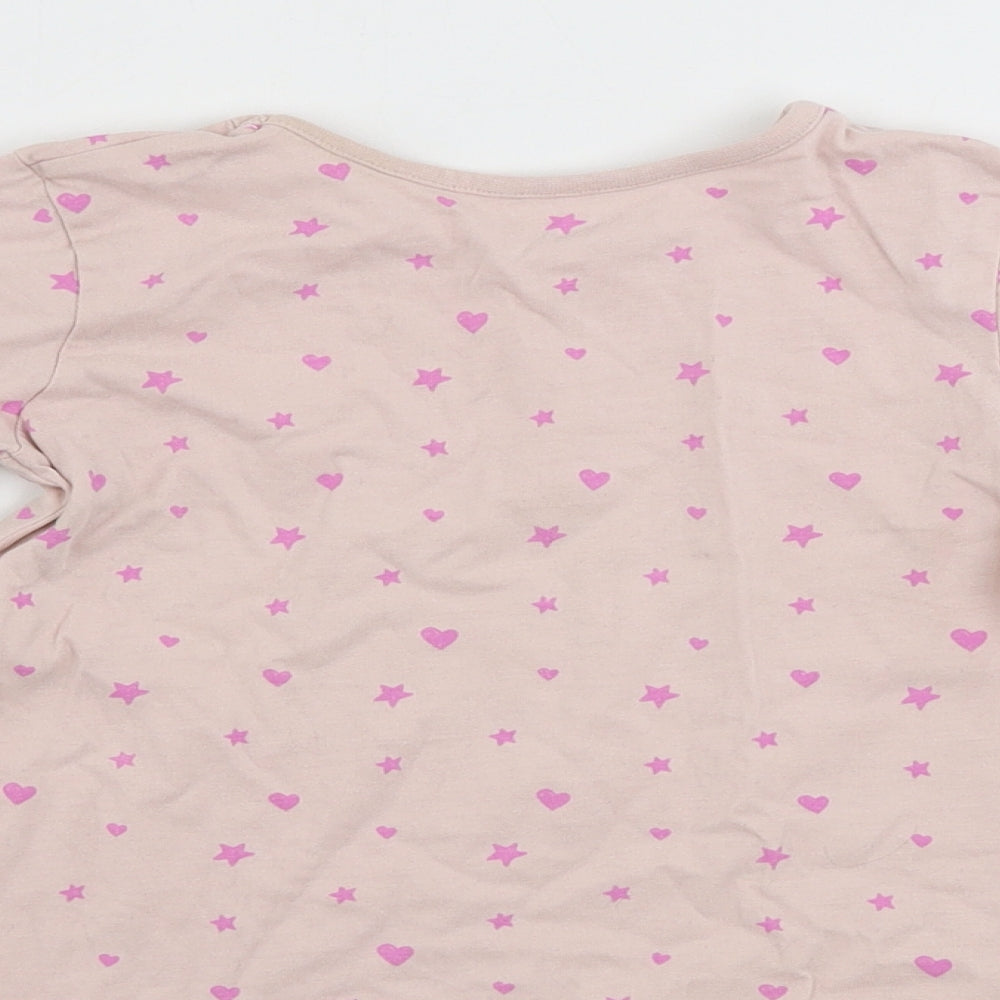 George Girls Pink   Basic T-Shirt Size 18-24 Months