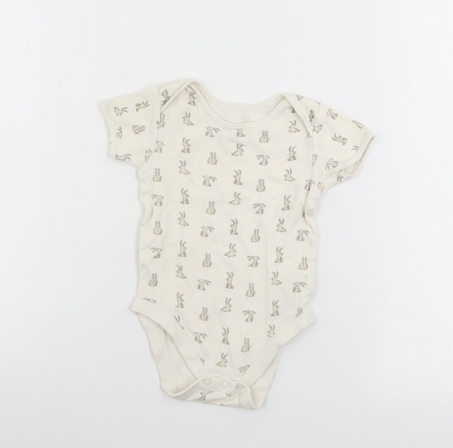 George  Boys Beige   Babygrow One-Piece Size 18-24 Months