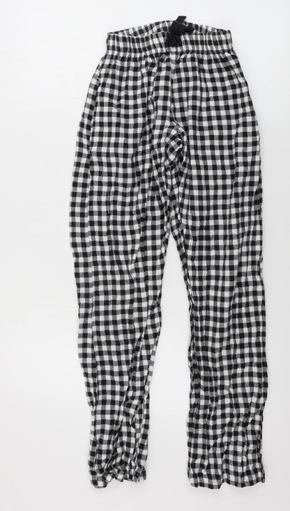 love to lounge   Womens White Check  Sweatpants Trousers Size XS L26 in