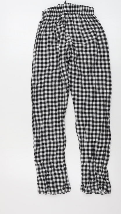 love to lounge   Womens White Check  Sweatpants Trousers Size XS L26 in