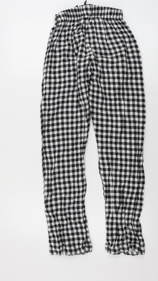 love to lounge   Womens White Check  Sweatpants Trousers Size XS L26 in