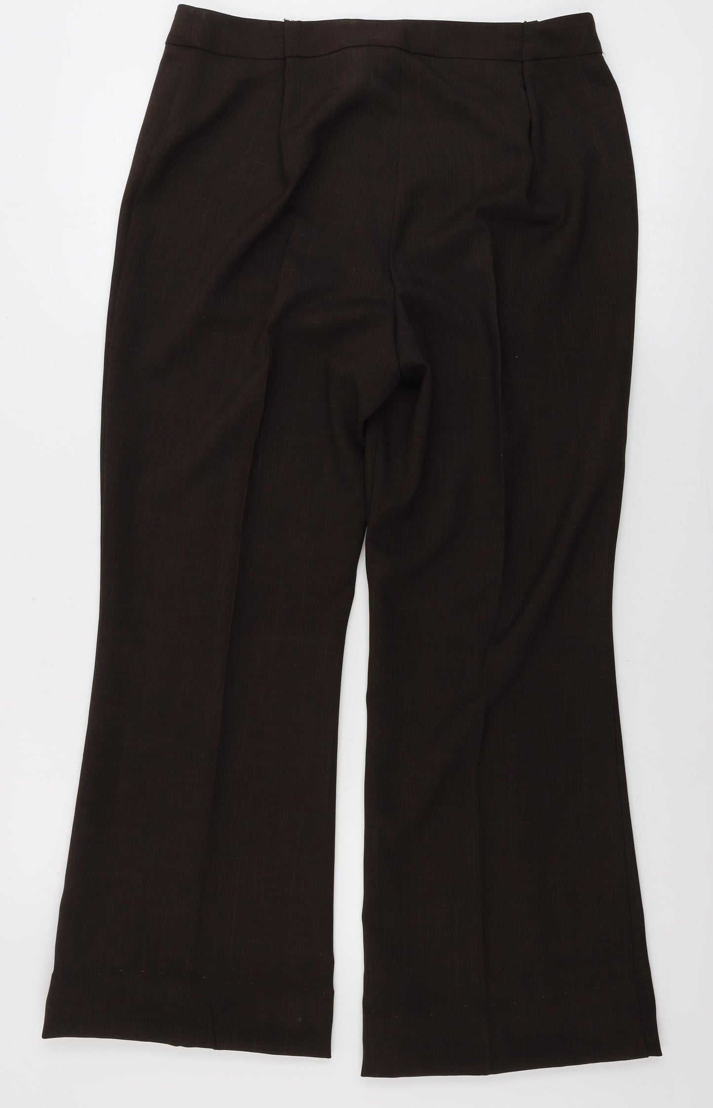 Womens UK Size 16 Marks and Spencer Regular Fit  Brown Trousers