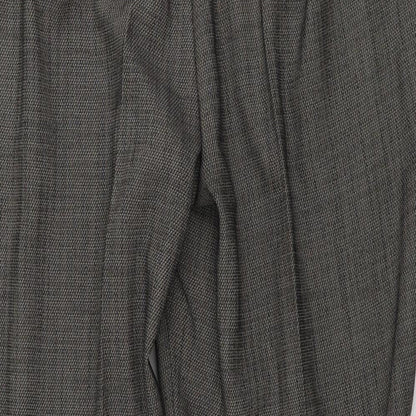 Womens UK Size 12 Marks and Spencer Regular Fit  Brown Trousers