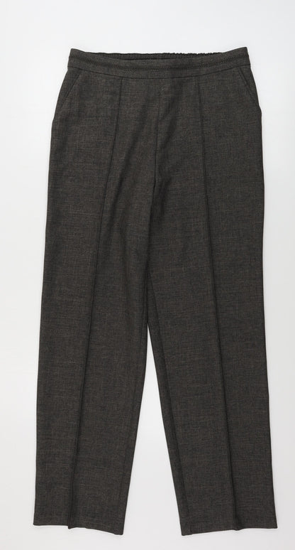 Marks and Spencer  Womens Brown   Trousers  Size 12 L26 in