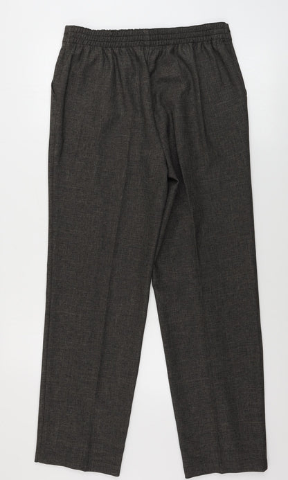 Marks and Spencer  Womens Brown   Trousers  Size 12 L26 in