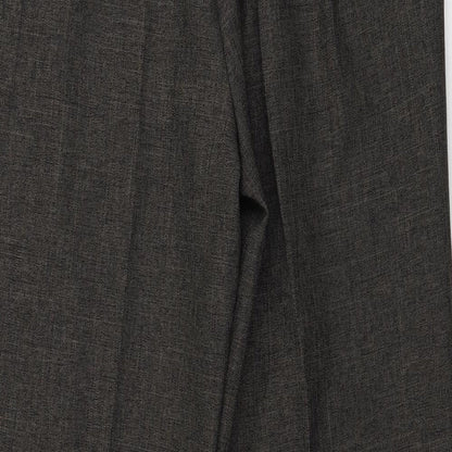 Marks and Spencer  Womens Brown   Trousers  Size 12 L26 in