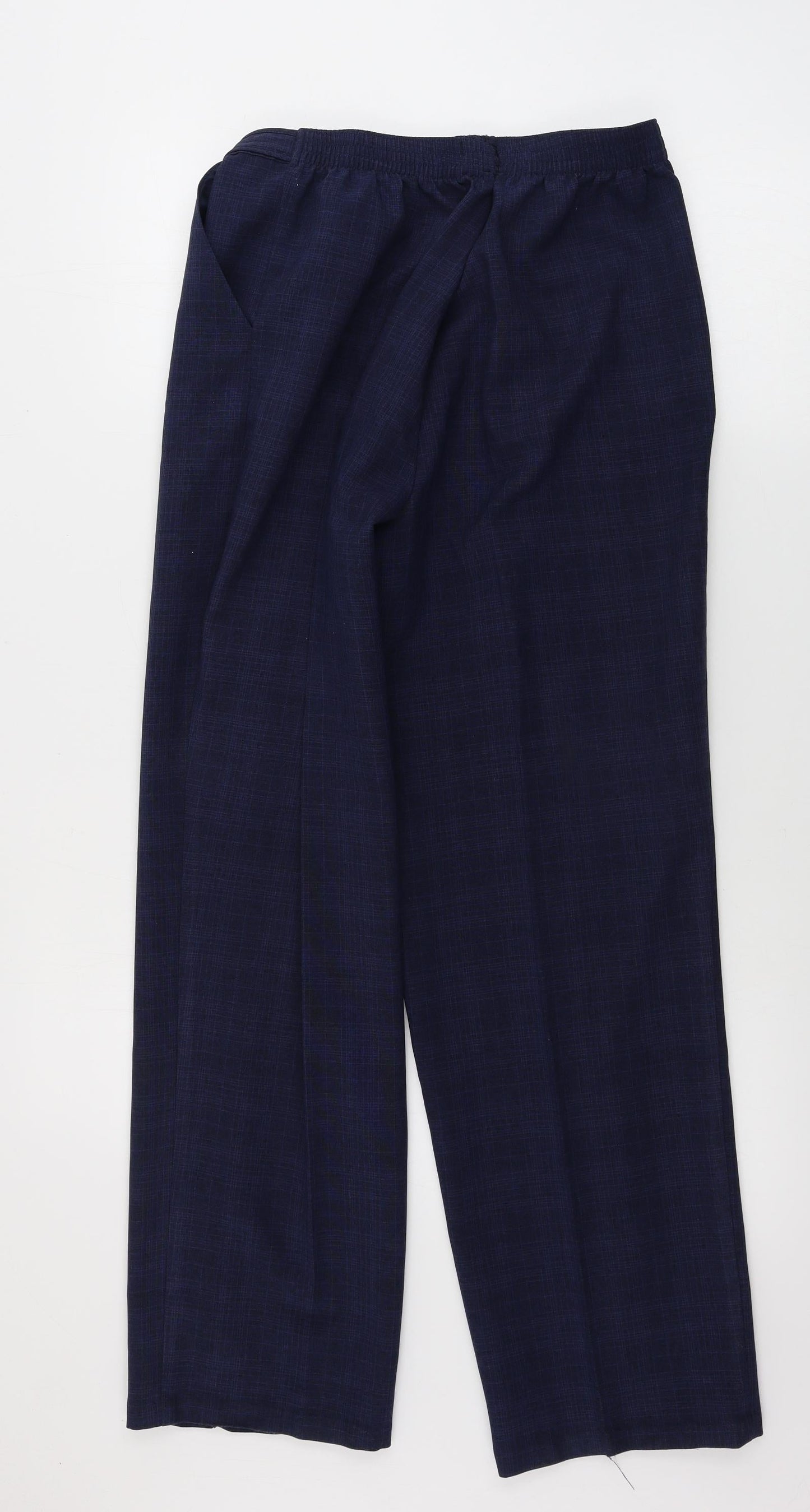 Womens UK Size 14 Marks and Spencer Regular Fit  Blue Trousers
