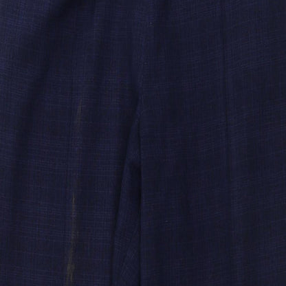 Womens UK Size 14 Marks and Spencer Regular Fit  Blue Trousers