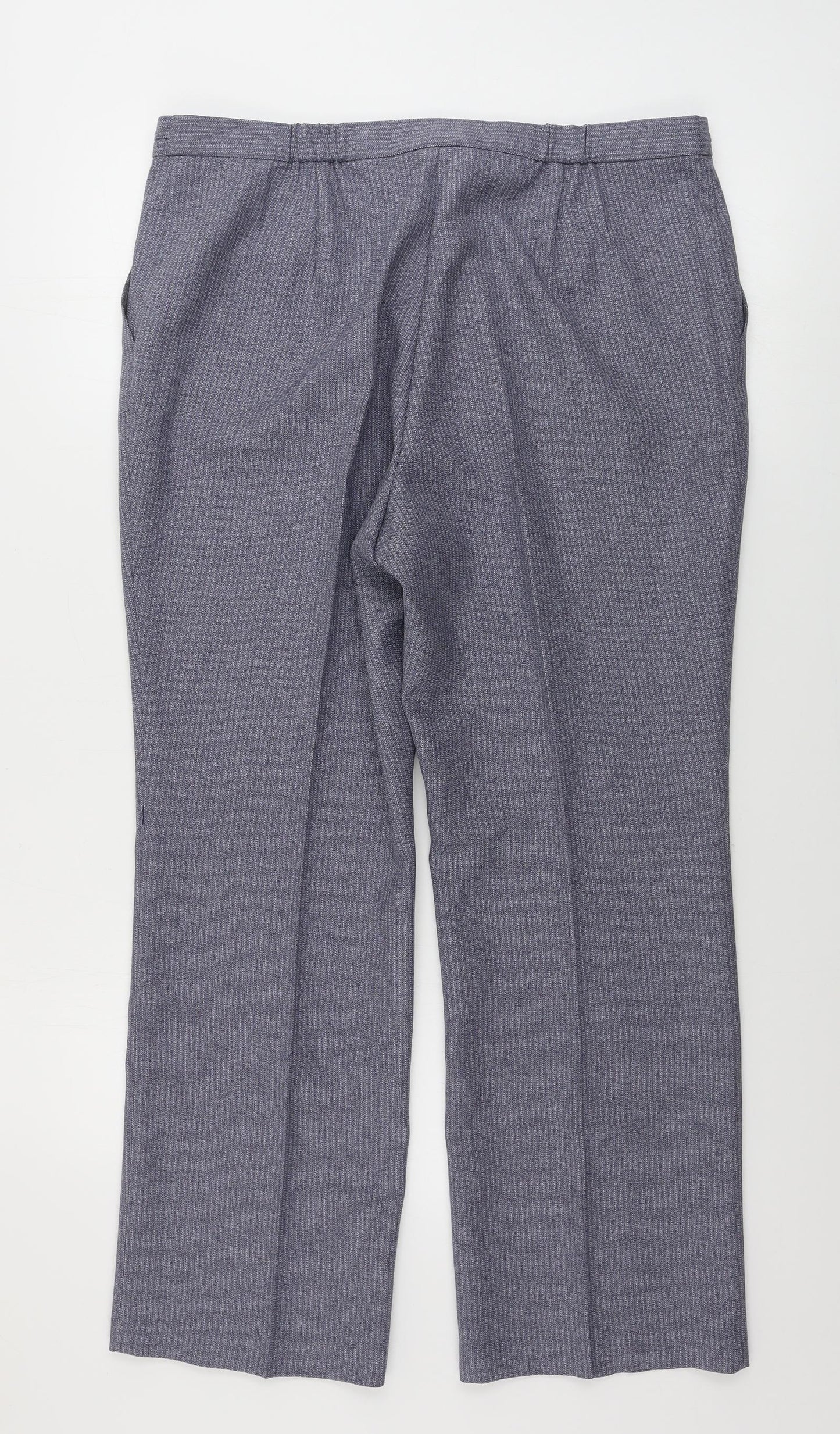 Womens UK Size 14 Marks and Spencer Regular Fit  Green Trousers