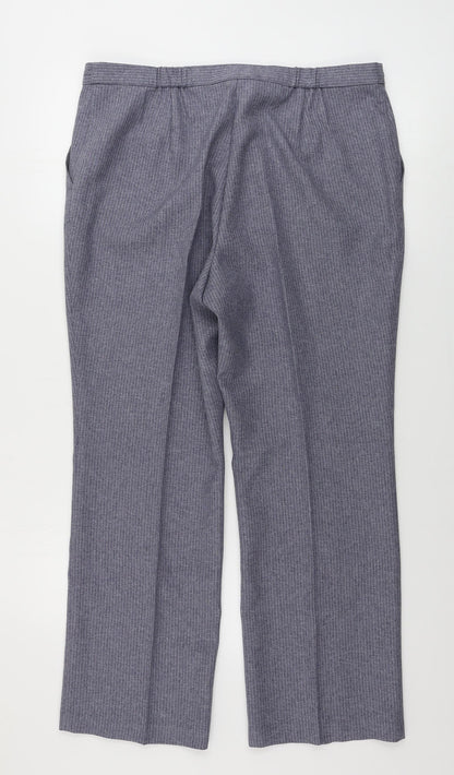 Womens UK Size 14 Marks and Spencer Regular Fit  Green Trousers