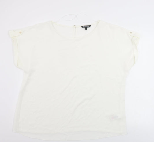 Bonmarché  Womens Ivory   Basic Blouse Size 22