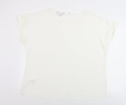Bonmarché  Womens Ivory   Basic Blouse Size 22