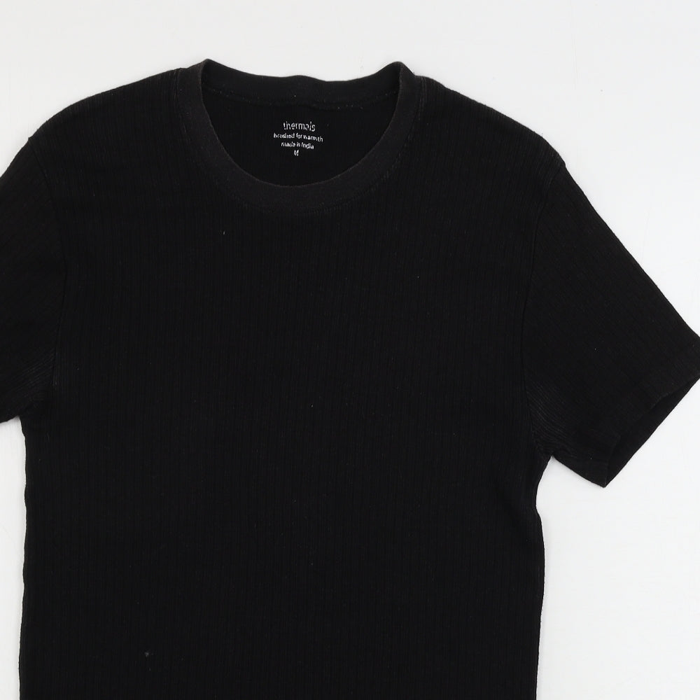 Preworn  Mens Black    T-Shirt Size M